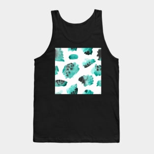 watercolor polka dots seamless pattern Tank Top